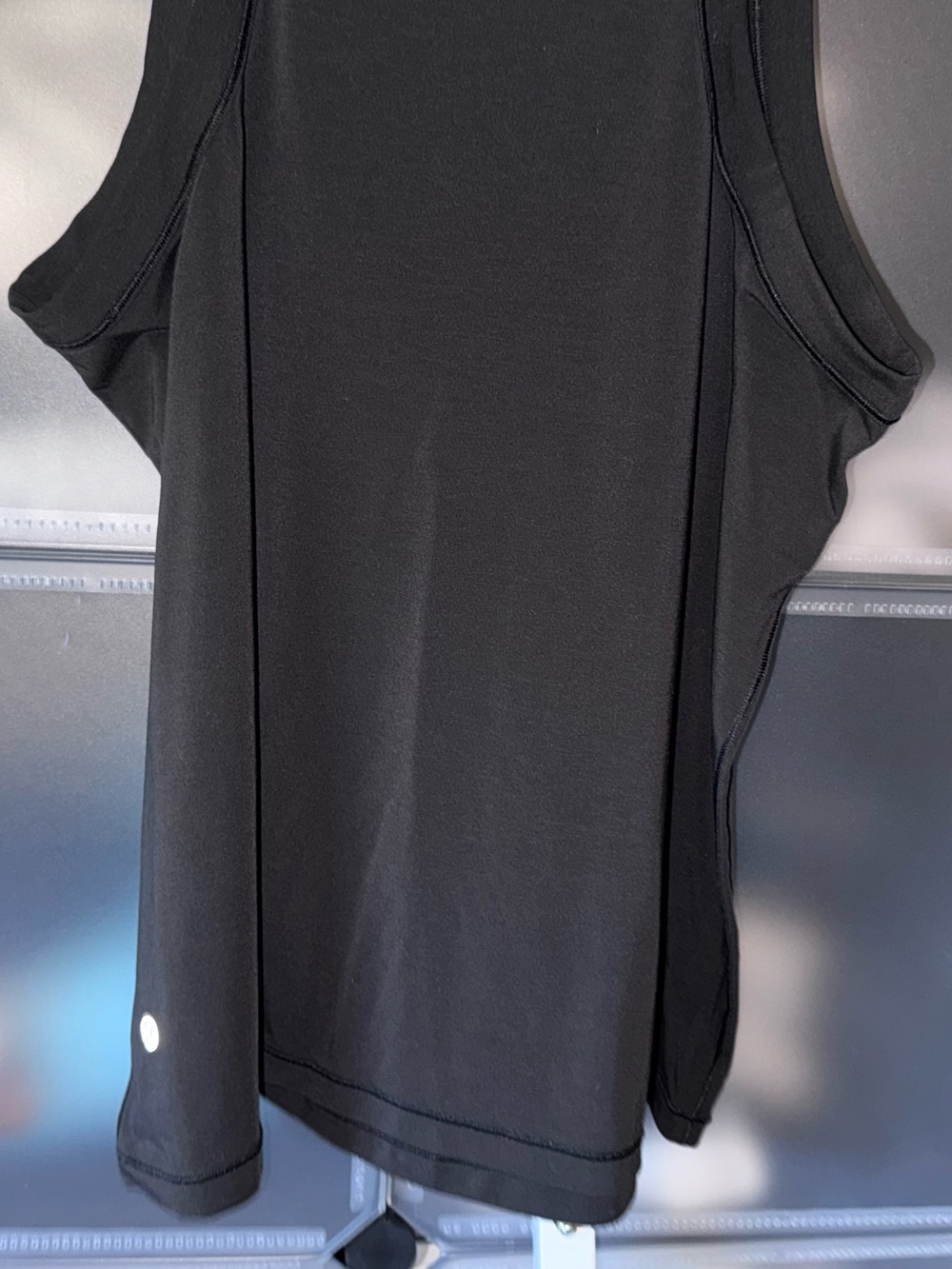 Lululemon Jersey Training Tank Top in Black Size 12 - Picture 9 of 11